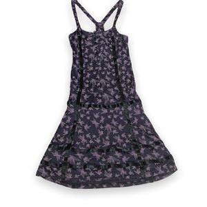 Diesel Jumper Dress Purple Fairy Grunge Abstract Butterfly Print Pattern Size XS